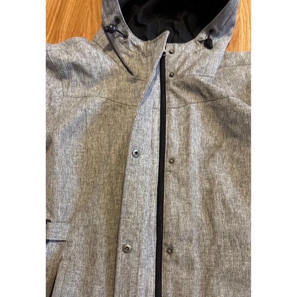 Gotcha Glacier Coat Women’s XL Lined Heathered Gray Pockets - Picture 5 of 10